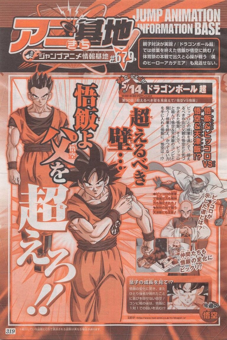 Spoiler Tập 90 : Goku vs Gohan