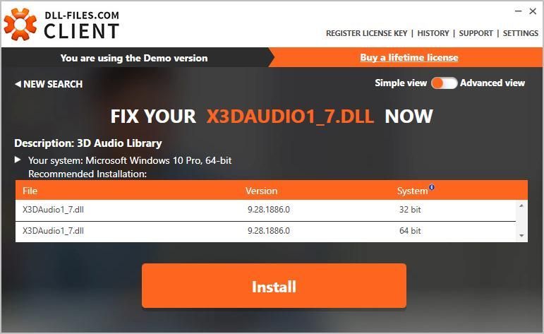 Hướng dẫn sửa lỗi X3DAudio1_7.dll